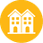 Vector icon of the townhouse