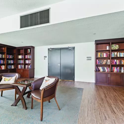 The Library of Chartwell Grenadier Retirement Residence