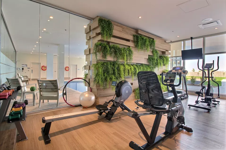 Salle de conditionnement physique et gym Chartwell Le Montcalm résidences pour retraités retirement residence