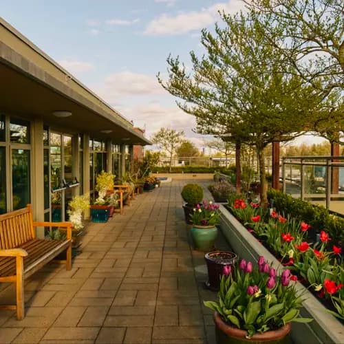 Exterior with garden at Chartwell Arbutus