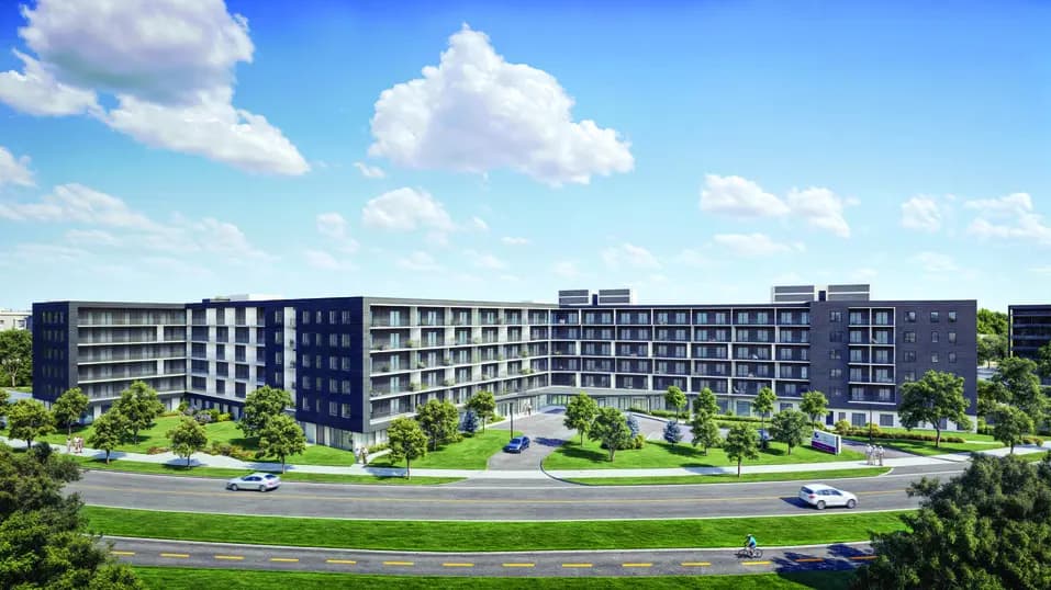 Rendu de l'extérieur de Chartwell des Mille-Îles après agrandissement / Rendering of exterior of Chartwell des Mille-Îles after expansion