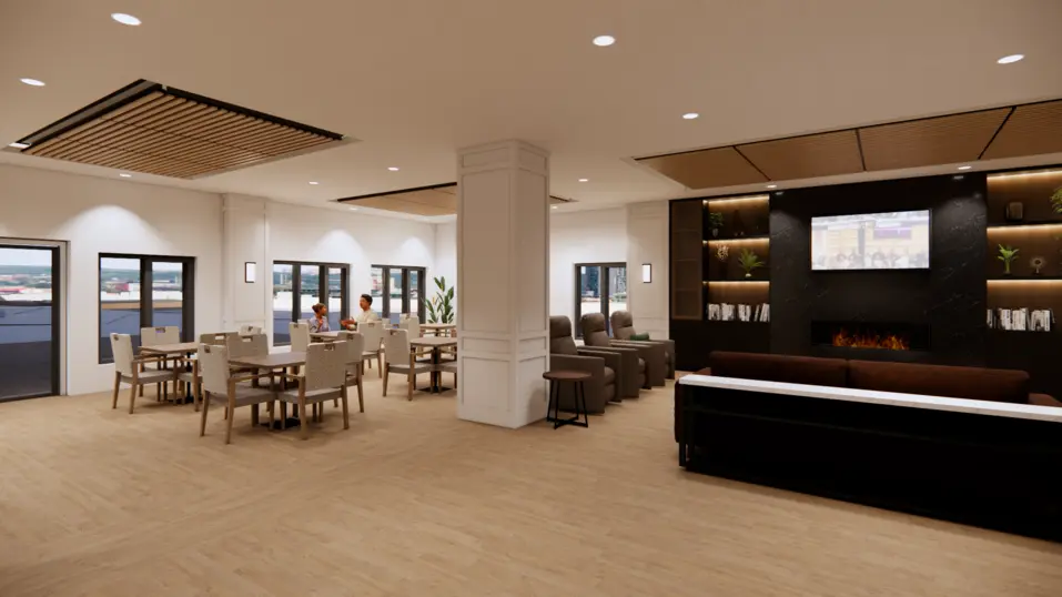 Chartwell Le Prescott's care unit in the expansion phase