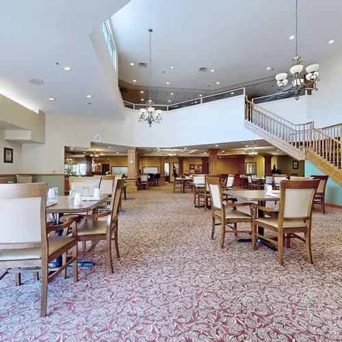 Dinning room with table and chairs at Chartwell Amherstburg