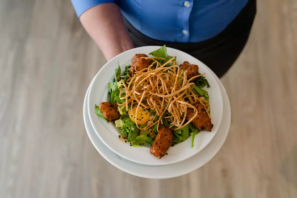 Salad server at Chartwell dining