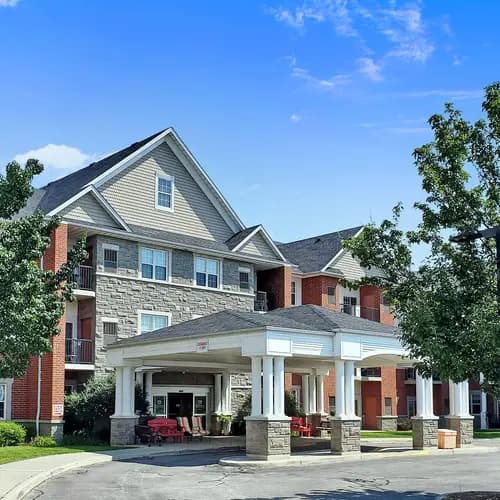 Close up of exterior of property entrance area of Chartwell Amherstburg