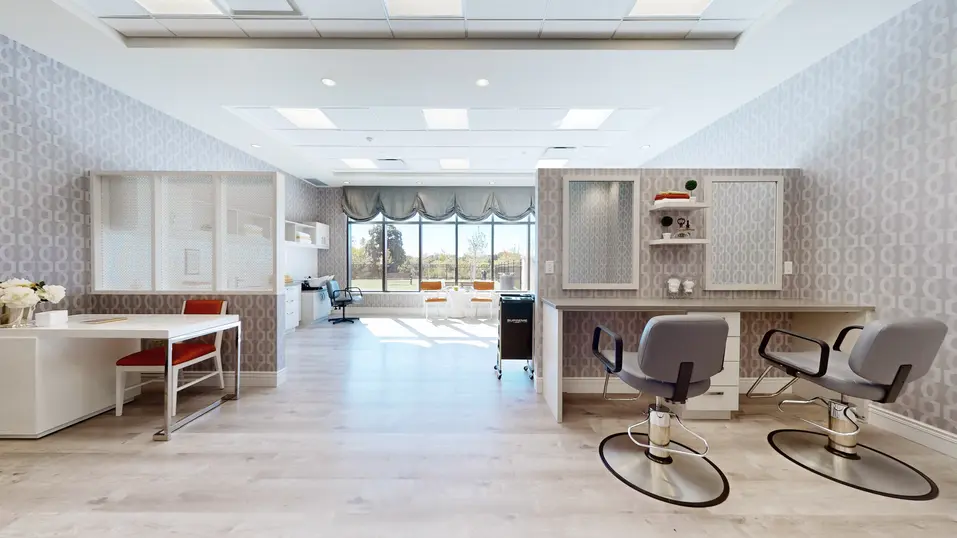 Salon with chairs at Chartwell St. Catharines