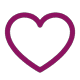 Vector icon of a heart / Icône vectorielle représentant un cœur