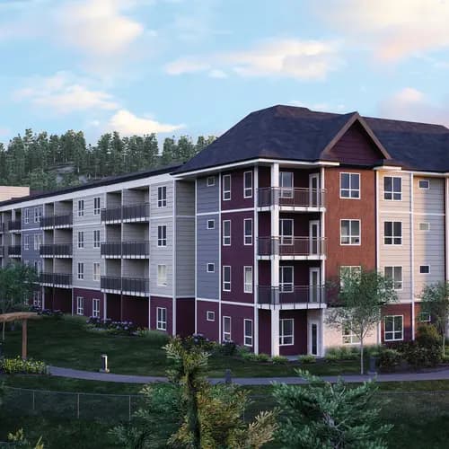 Rendering of Chartwell Ridgepointe's new wing / Rendu de la nouvelle aile de Chartwell Ridgepointe