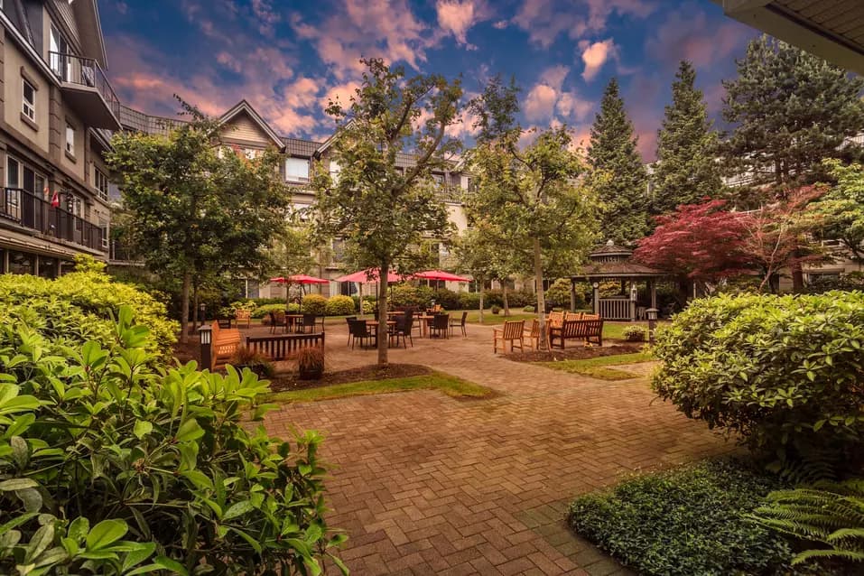 gorgeous gardens at chartwell langley gardens assisted living
