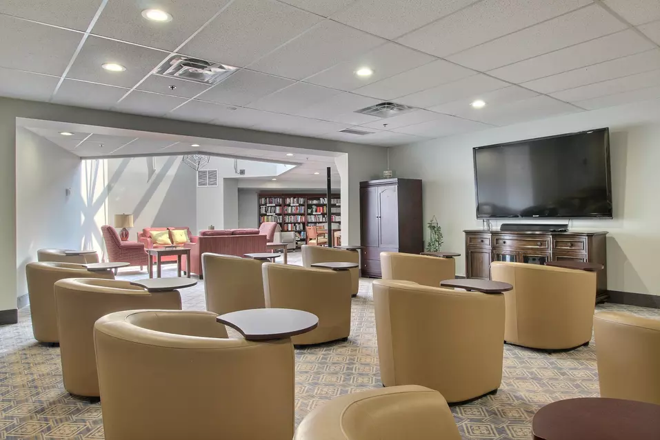 movie theatre at chartwell new edinburgh square retirement residence