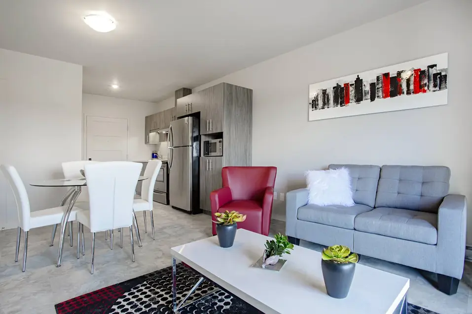 Salon à Val-Bélair / Living room at Val-Bélair