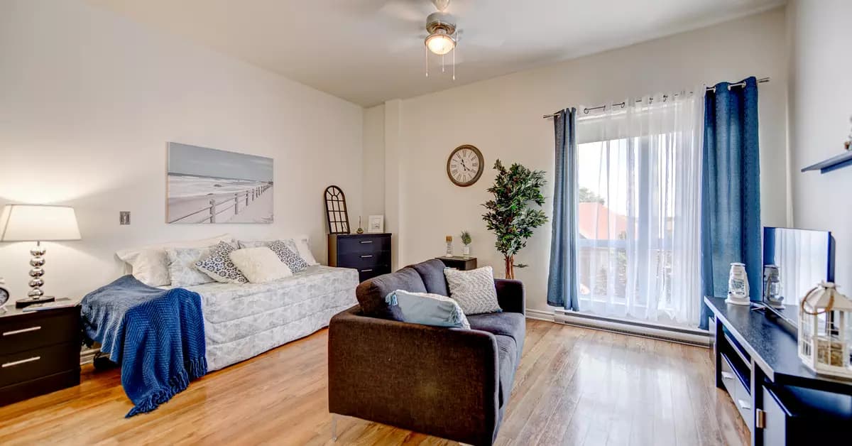 Appartement modèle studio Chartwell Ste-Marthe résidence pour retraités