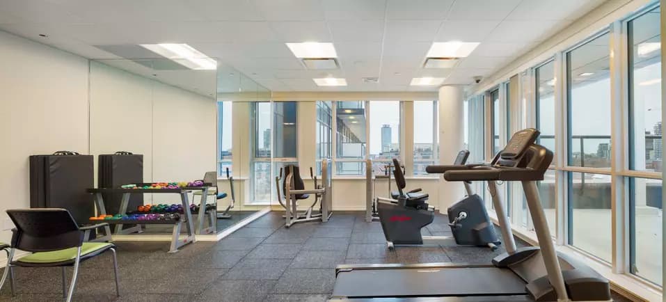 Fitness room of Chartwell The Sumach Retirement Residence
