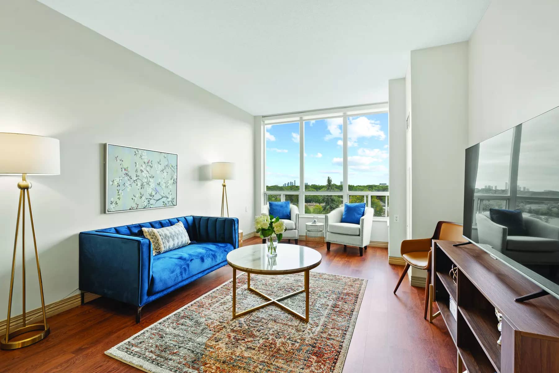 Chartwell model Suite living area with widow