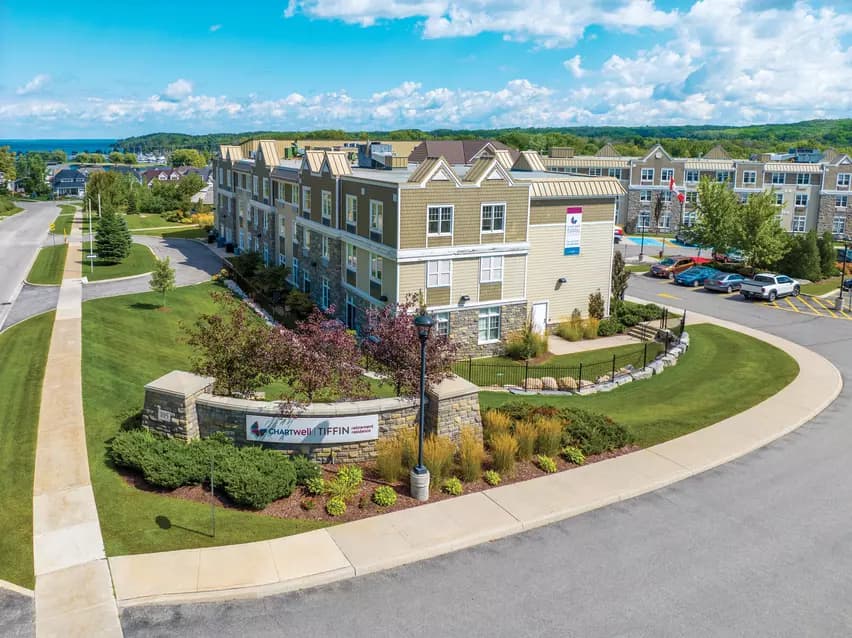 A exterior view of Chartwell Tiffin Retirement Residence
