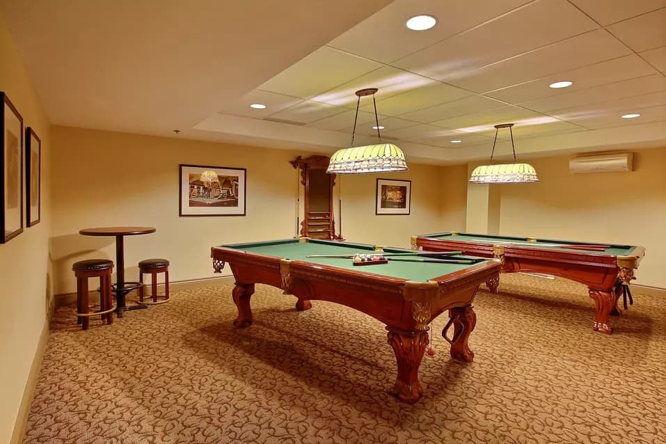 Salle de billard Chartwell Seigneuries du carrefour résidence pour retraités