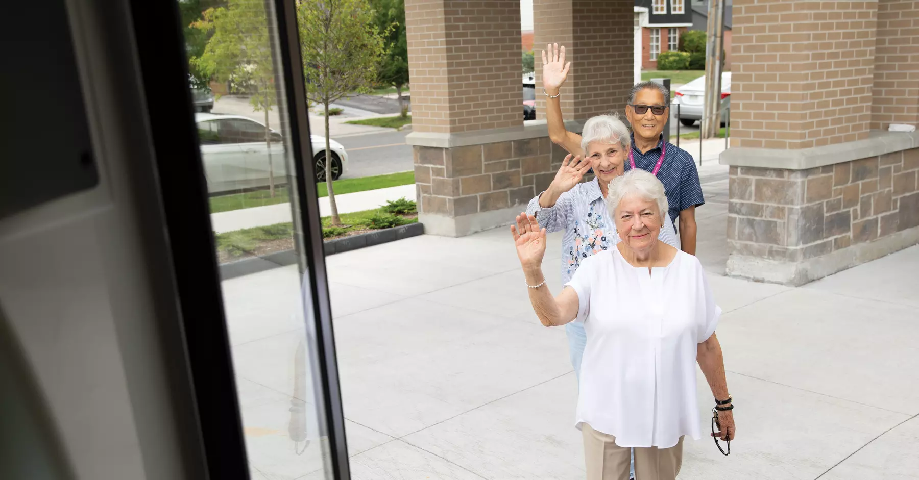 Chartwell Senior residents boarding bus