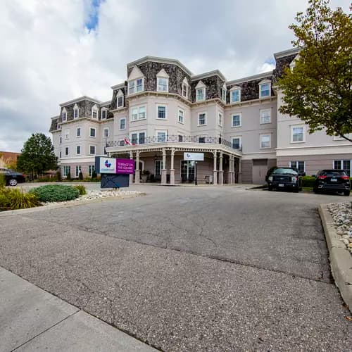 Chartwell Terrace on the Square's exterior main entrance