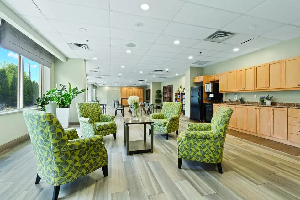 Multipurpose room at Chartwell Scarlett Heights Retirement Residence