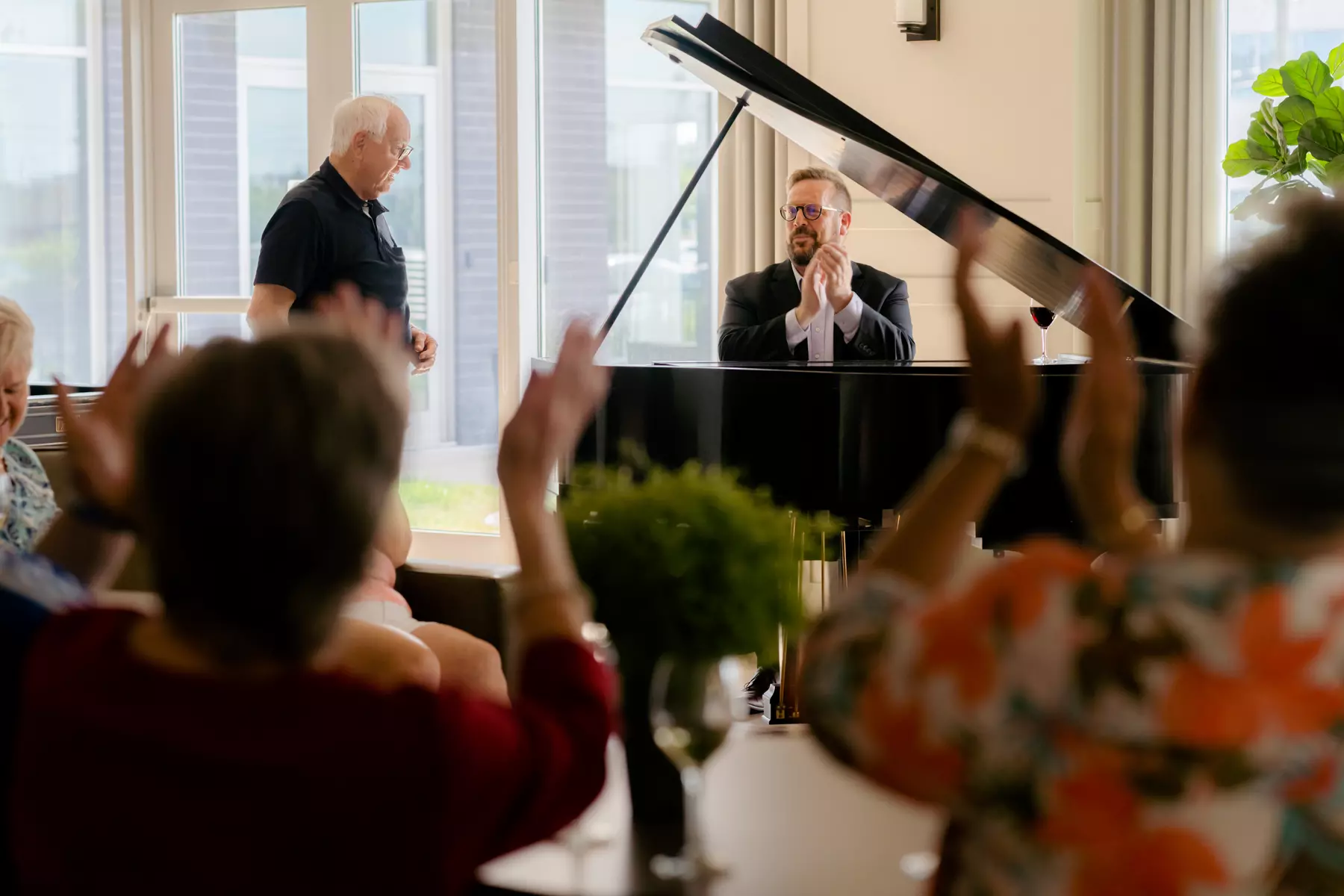 Chartwell senior residents Music activity